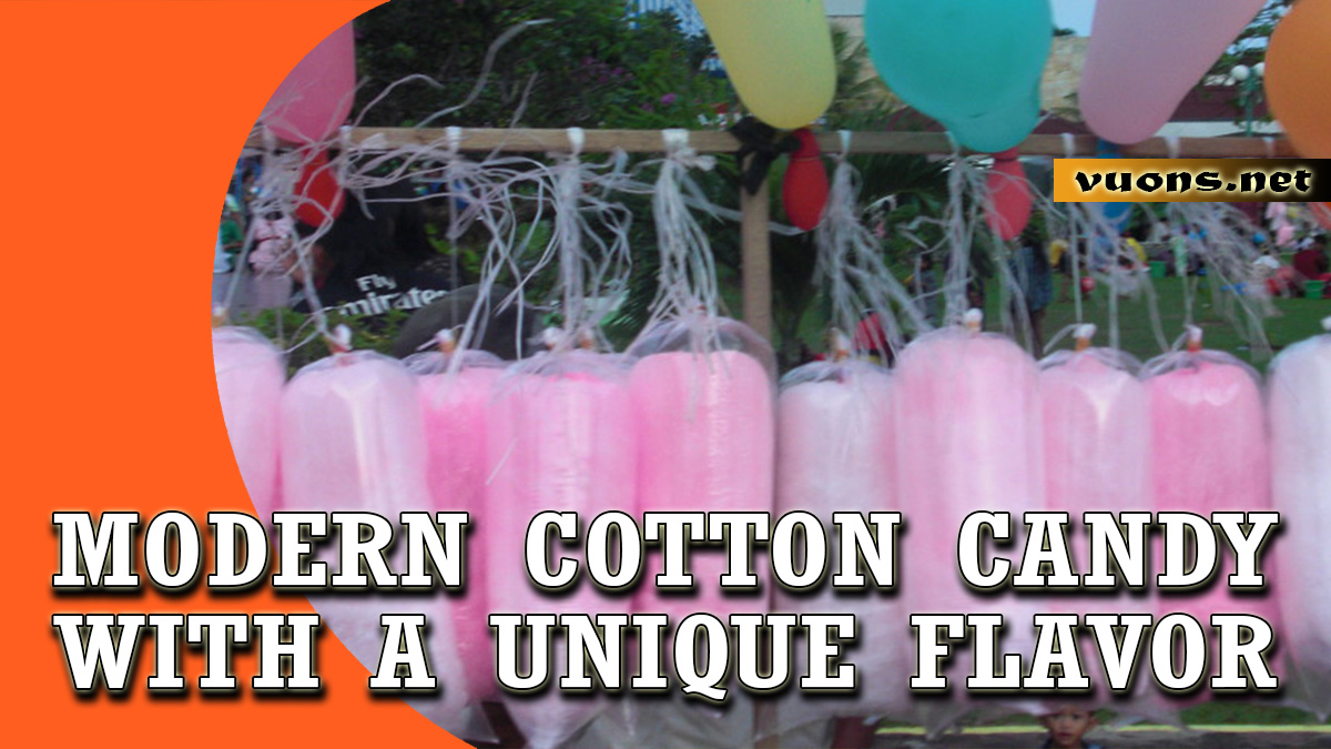 MODERN COTTON CANDY WITH A UNIQUE FLAVOR