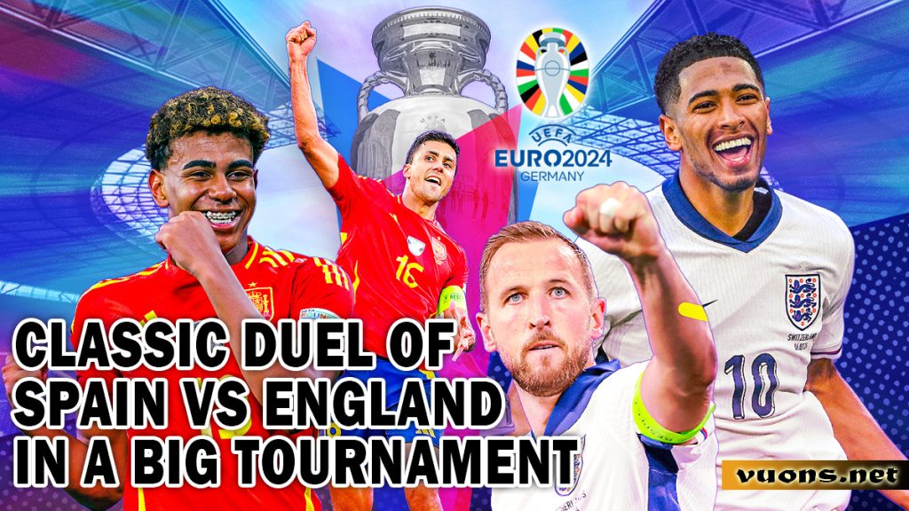 CLASSIC DUEL OF SPAIN VS ENGLAND IN A BIG TOURNAMENT