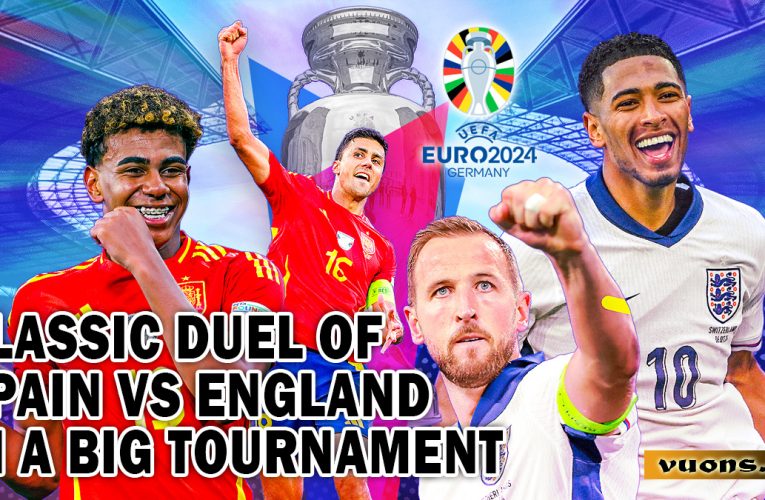 CLASSIC DUEL OF SPAIN VS ENGLAND IN A BIG TOURNAMENT