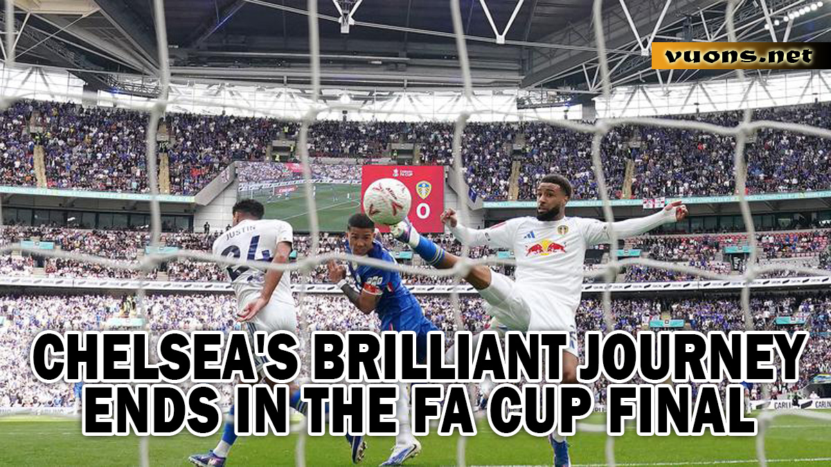 CHELSEA'S BRILLIANT JOURNEY ENDS IN THE FA CUP FINAL