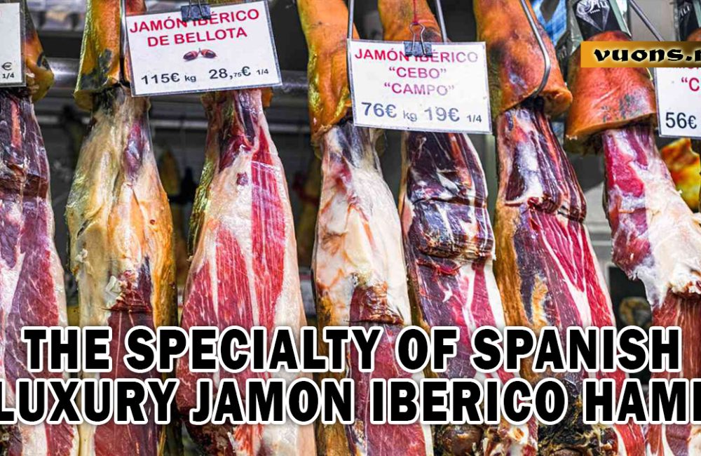 THE SPECIALTY OF SPANISH LUXURY JAMON IBERICO HAML