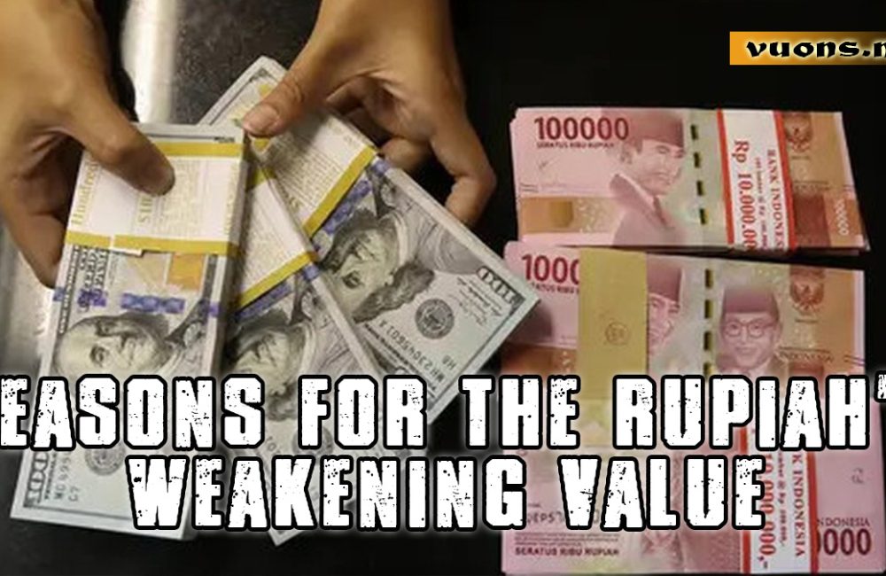 REASONS FOR THE RUPIAH'S WEAKENING VALUE