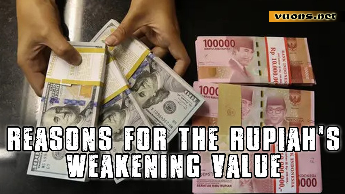 REASONS FOR THE RUPIAH'S WEAKENING VALUE