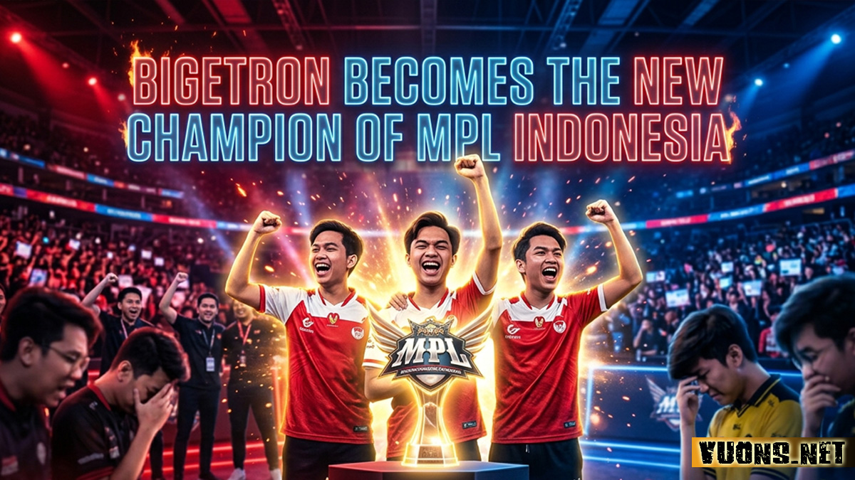 Bigetron becomes the new champion of MPL Indonesia