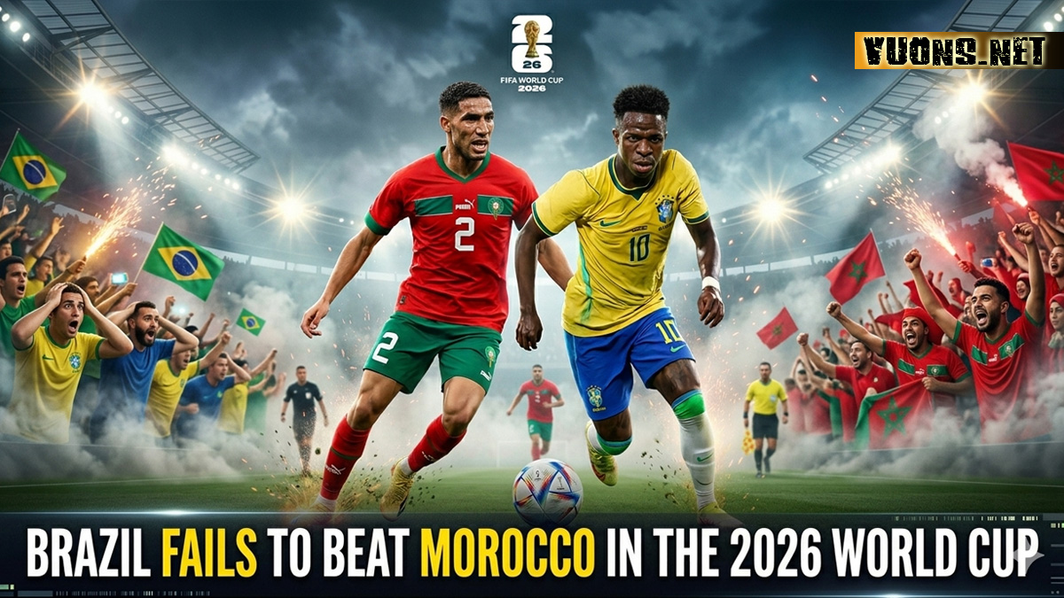 Brazil Fails to Beat Morocco in the 2026 World Cup
