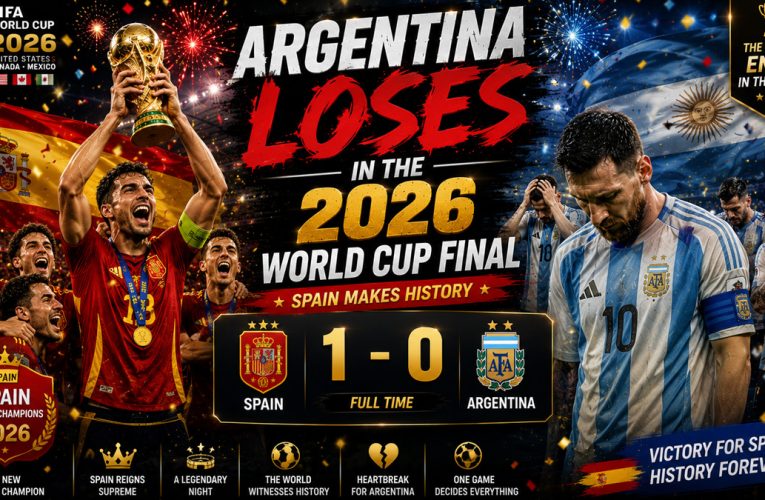 Argentina Loses in the 2026 World Cup Final