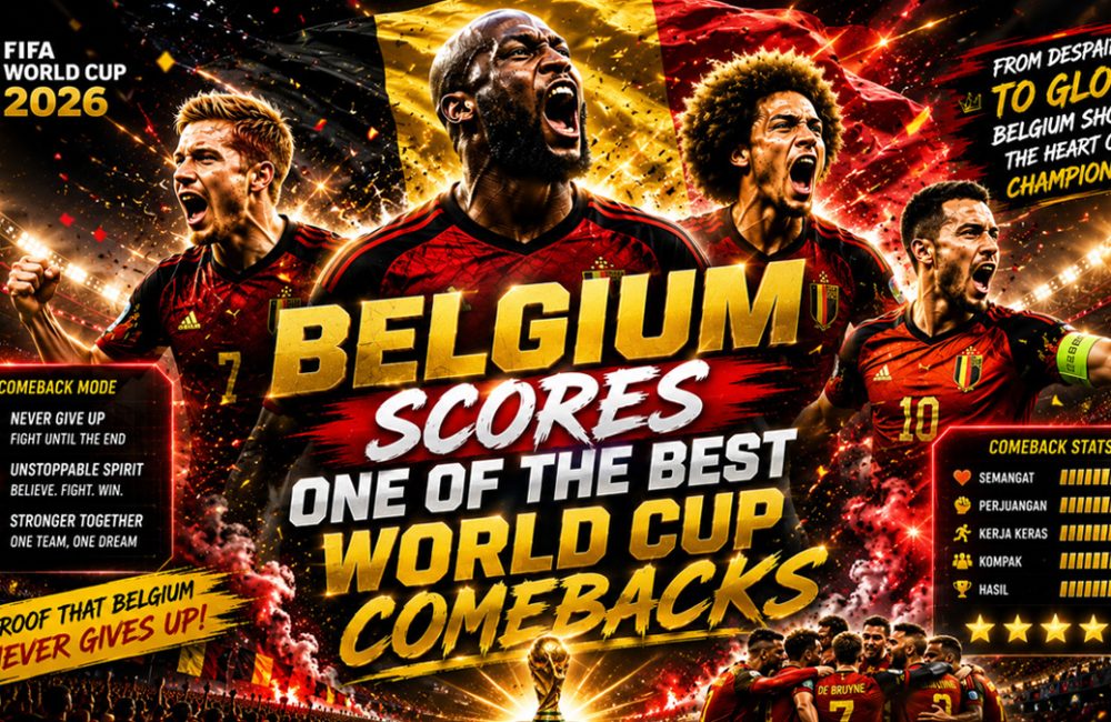 Belgium Scores One of the Best World Cup Comebacks