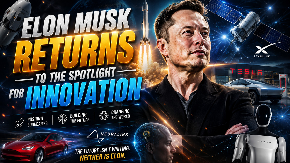 Elon Musk Returns to the Spotlight for Innovation