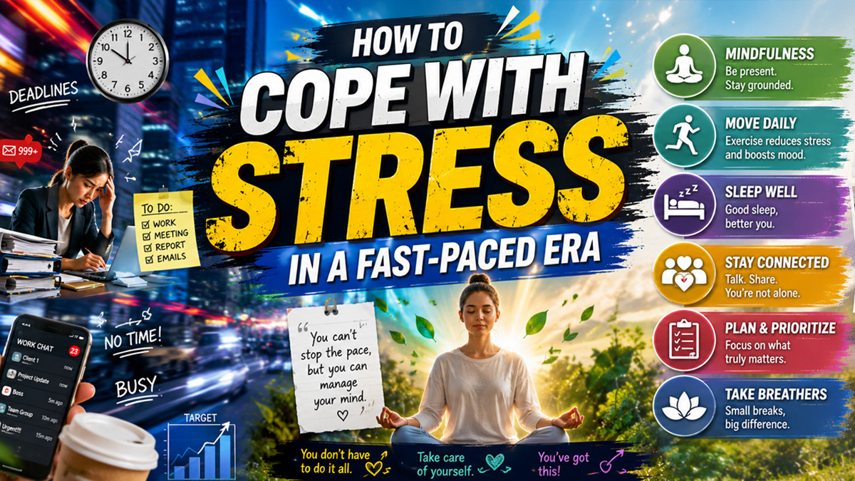 How to Cope with Stress in a Fast-Paced Era