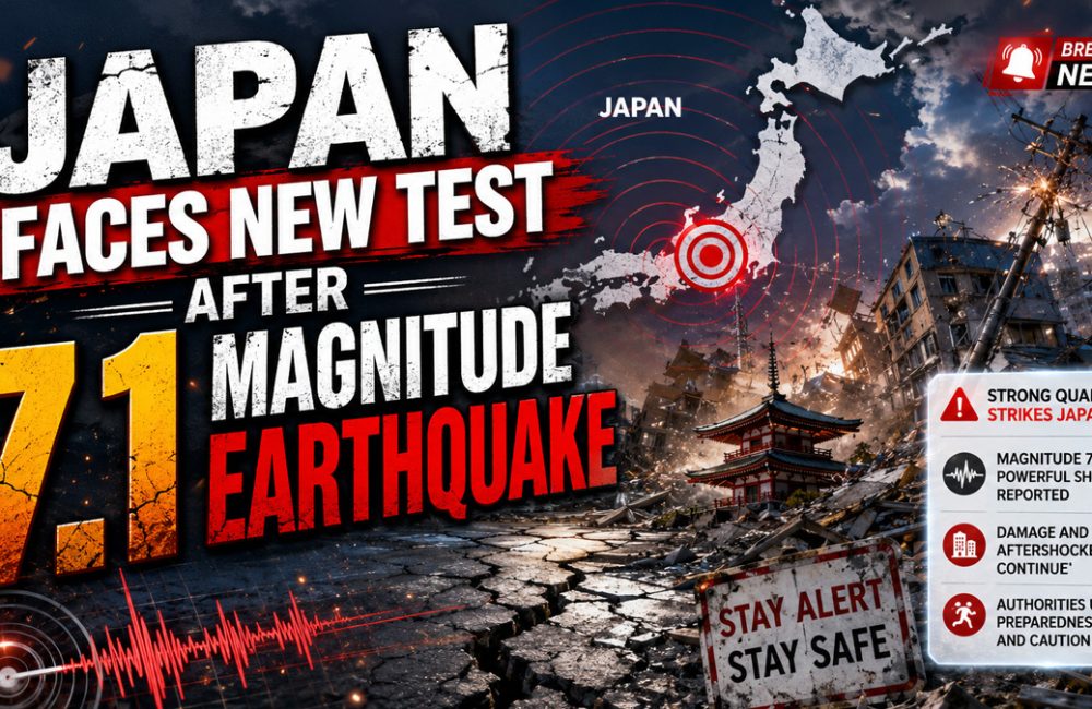 Japan Faces New Test After 7.1 Magnitude Earthquake