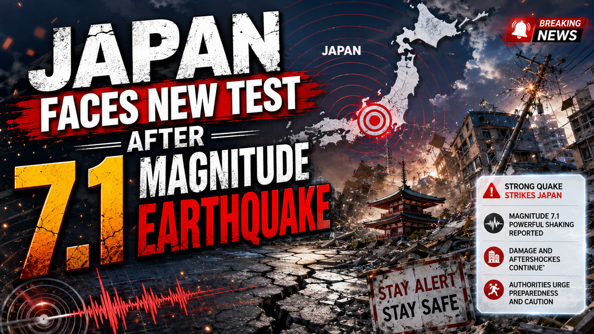 Japan Faces New Test After 7.1 Magnitude Earthquake