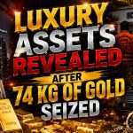 Luxury Assets Revealed After 74 Kg of Gold Seized