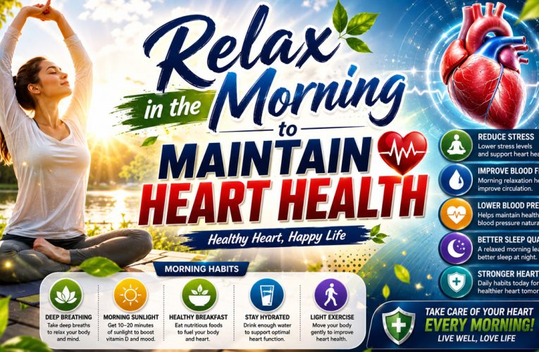 Relax in the Morning to Maintain Heart Health
