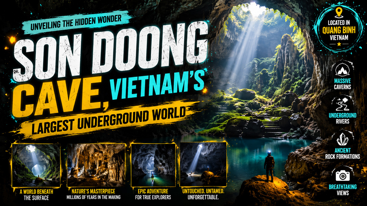Son Doong Cave,Vietnam's Largest Underground World