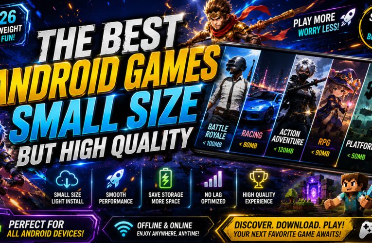 The Best Android Games Small Size but High Quality