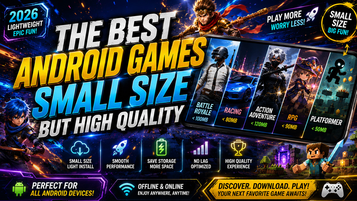 The Best Android Games Small Size but High Quality