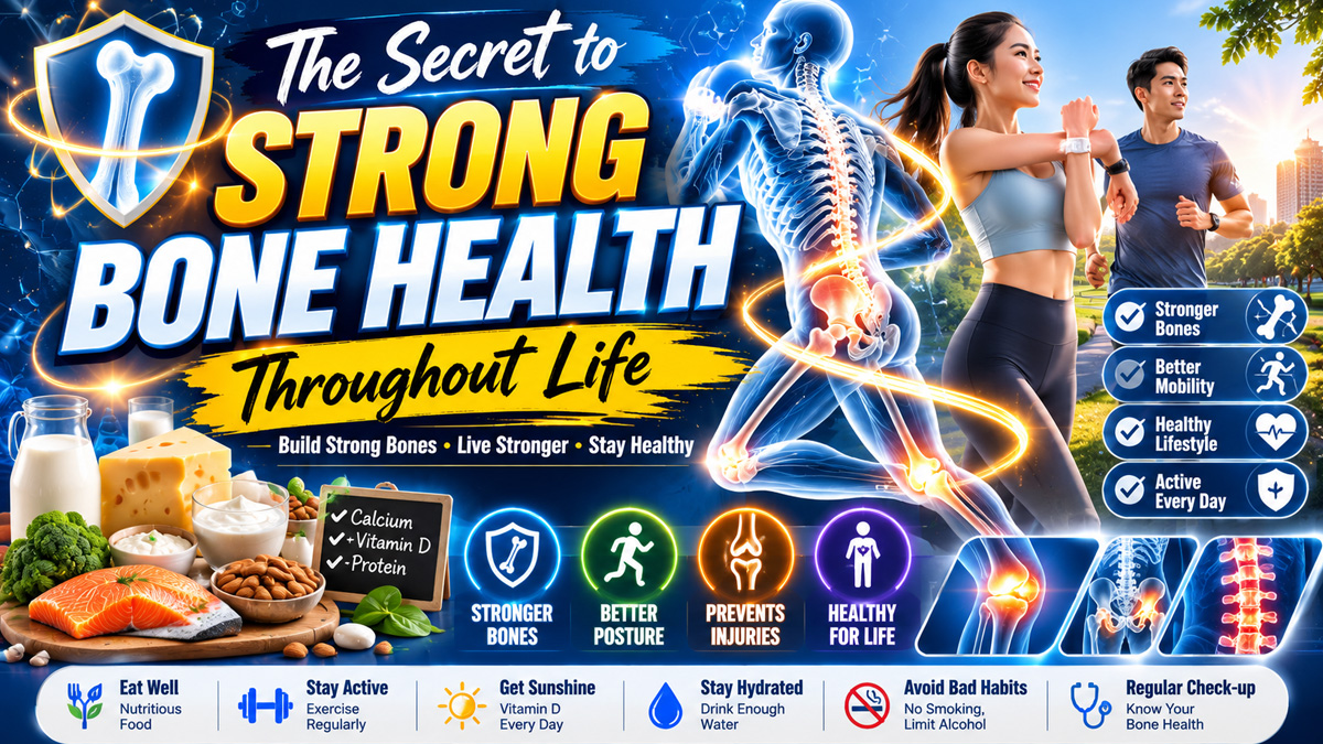The Secret to Strong Bone Health Throughout Life