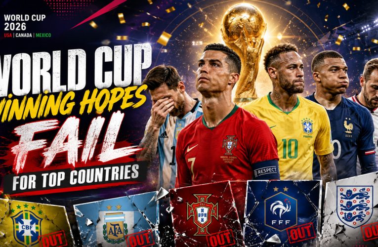 World Cup Winning Hopes Fail for Top Countries