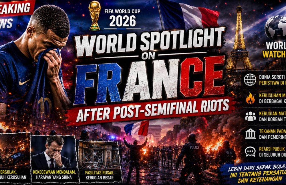 World spotlight on France after post-semifinal riots